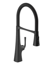 Kohler Graze K-22061-BL PreRinse SemiPro Spray  Kitchen Faucet Matte Black InBox