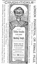 Cough and Tickle - Frankfort, Ind. - Axtell Soap - Terre Haute, Ind. - 1892