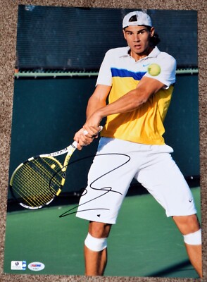 RAFAEL NADAL Signed 12x18
