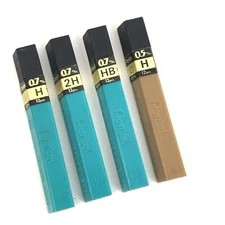 Lot Of 4 Vintage Pentel Mechanical Pencil Leads Lead Different Sizes (Read) 8566