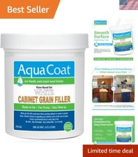 Water-Based Fast Drying White Wood Grain Filler Gel for Smooth Finishes - 16 oz