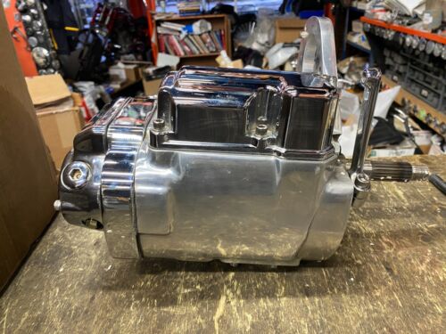Ultima 6-speed Polished Transmission Harley Softail Fxst Heritage Chopper 90-99 - Picture 5 of 6