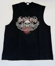 Hot Leathers 2014 Buffalo Chip~ Sturgis~SD~ Men’s Black XL Muscle Tee~Very Nice!