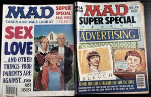 MAD SUPER SPECIAL Magazine lot (2)  FALL 1982+1983!!    Complete