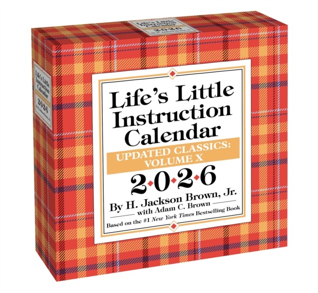 Lifes Little Instruction 2026 DaytoDay Calendar by H. Jackson Brown Jr. CALENDAR