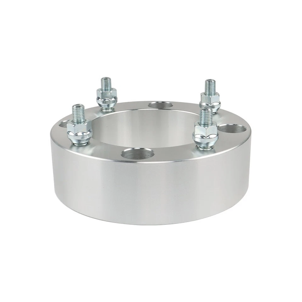 Espaciadores de rueda 4x 2" 4x137 plateados M10x1,25 para Kawasaki Mule 500 520 550 600 610 Foto 3 de 4