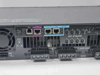 Crown DCi 8|300N 8-Channel 300W @ 4 ohms Power Amplifier BLU link