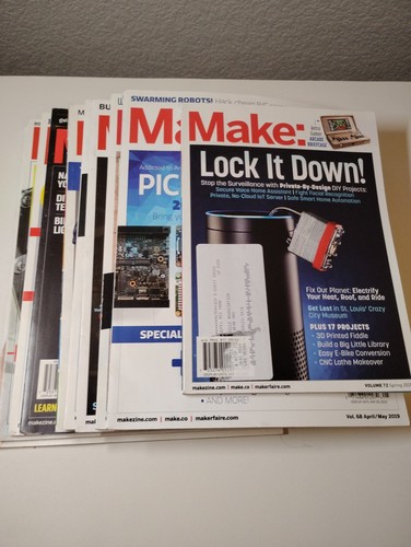 Lot of 10 MAKE: Magazines CLEAN G - VG 2012-2020 - Picture 5 of 13