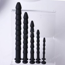 5PCS Silicone Urethral Sounds Set Hollow Dilator Penis Stretching Plug SM Male