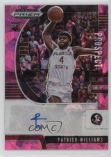 2020-21 Panini Prizm Draft Picks Prospect Pink Ice Patrick Williams Auto 1bj7