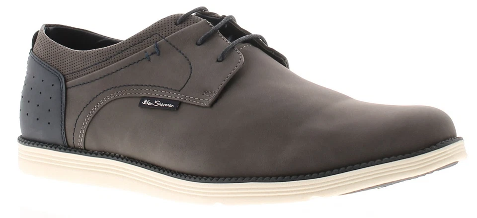 Ben Sherman Mens Casual Shoes Havana grey UK Size
