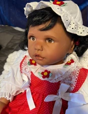 Rare Ethnic African American Baby Doll Paradise Galleries by Jessica Sauer 22"