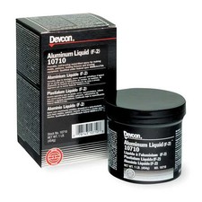 Devcon Epoxy Adhesive, 10710 Series, Gray, Jar, 5:01 Mix Ratio, 16 hr Functional