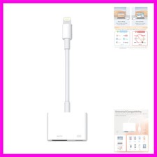 Lightning to HDTV Adapter for iPhone, Apple MFi Certified Digital AV Dongle...