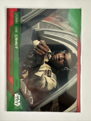 2017 Topps Star Wars: The Last Jedi Green Finn on Crait #95