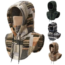 Men's Women's Winter Mask Thermal Fleece Cycling Balaclava Ski Full Face Mask