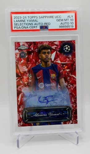 2023 LAMINE YAMAL Sapphire 3/5 ( RC ) PSA 10