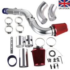 3" 76MM Universal Performance Cold Air Filter Feed Induction Intake Pipe Kit