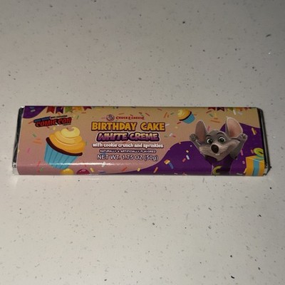 Chuck E. Cheese Pizza Time Theater Bubblegum Kids NYCC Candy Bar EXCLUSIVE RARE