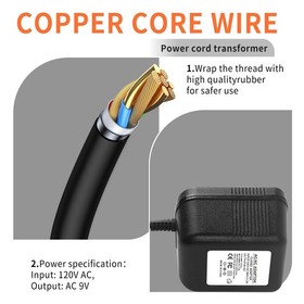 9V AC Power Adapter Charger for Nintendo NES Game Console MW41-0900800A 7-380...