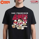 San Francisco 49ers Mickey and Friends NFL Football TShirt - Multicolors, S-5XL