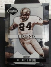 2008 Leaf Limited LEGEND /499 Willie Brown -Oakland Raiders-