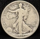 1917 D United States Walking Liberty Half Dollar Silver Coin 50C-Obverse MM