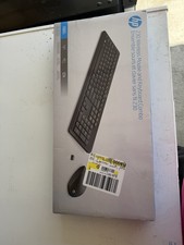 HP 230 Wireless Mouse Keyboard Combo, English QWERTY, Black