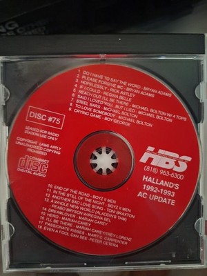 Halland Broadcast Services 92-93 AC Update 10 Discs
