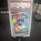 2025 Panini Prizm Silver Prizm Rookie Jaxson Dart #332 PSA 9 Giants Football