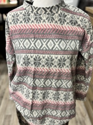 New Women s Super Soft BomBom Sweater Size Large Made In The USA