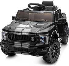 Licensed Ford Shelby F-150 Kids Ride on Car Truck,12V Toddler Electric Car for K