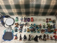 HUGE Lot of 46 Skylander Figures Mix Star Wars Cars Monsters 2 Portal Base