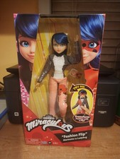 Miraculous Ladybug Fashion Flip with Sequin Outfit Doll Playmates