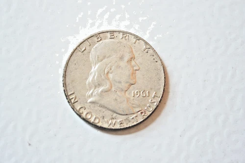 1962 Benjamin Franklin Silver Half Dollar Mint Mark D