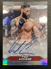 2025 Topps Stadium Club UFC - Paul Craig Chrome Refractor Auto # CAS-PCG