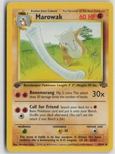 Marowak 39/64 Uncommon Jungle Pokemon 1st Edition Near Mint on eBay
