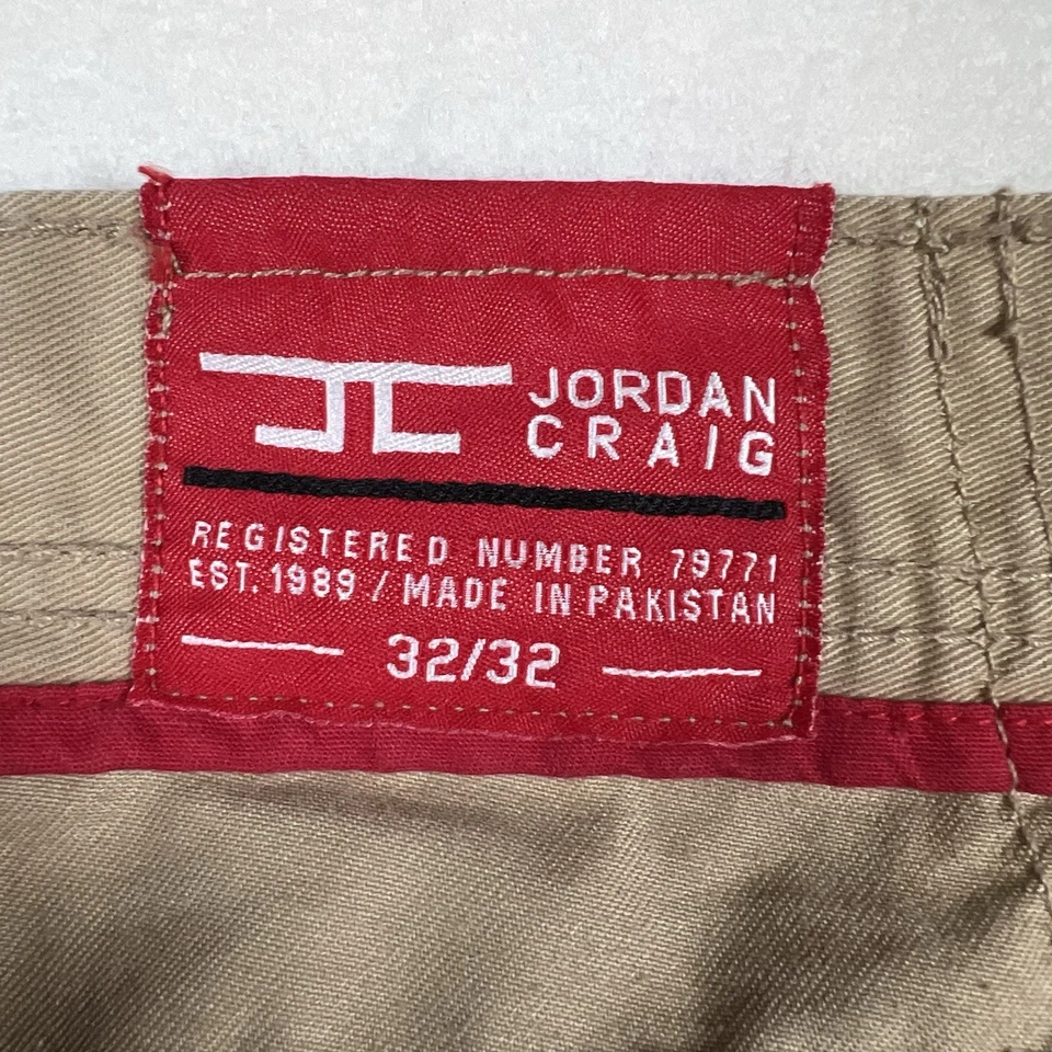 *LOT OF 2* Jordan Craig Cargo Pants Light & Dark Khaki Size 32x32  Photo of Wear - Image 4 of 4