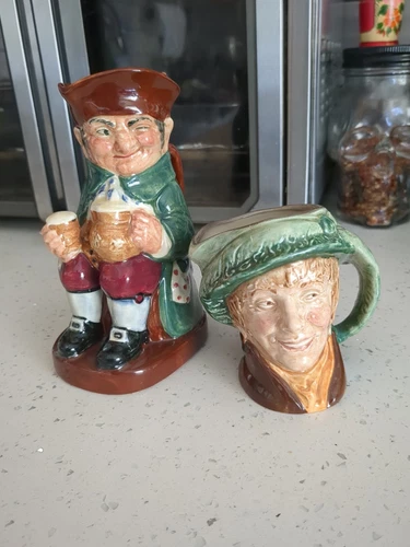 Royal Doulton Old Charlie 5.5 Inch 8322A #4 Reg. Australia. Small Toby Creamer *