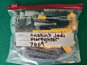 Lego Star Wars Anakin s Jedi Starfighter 7669 100% Complete - No Box