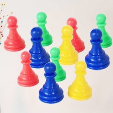  64 Pcs Pedine Scacchi Gioco Dama Per Bambini Accessori Giochi Tavolo