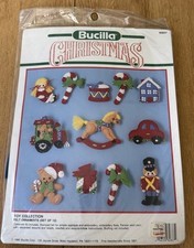 Bucilla 1990 FELT Kit Christmas TOY COLLECTION 82837 Holiday SEALED