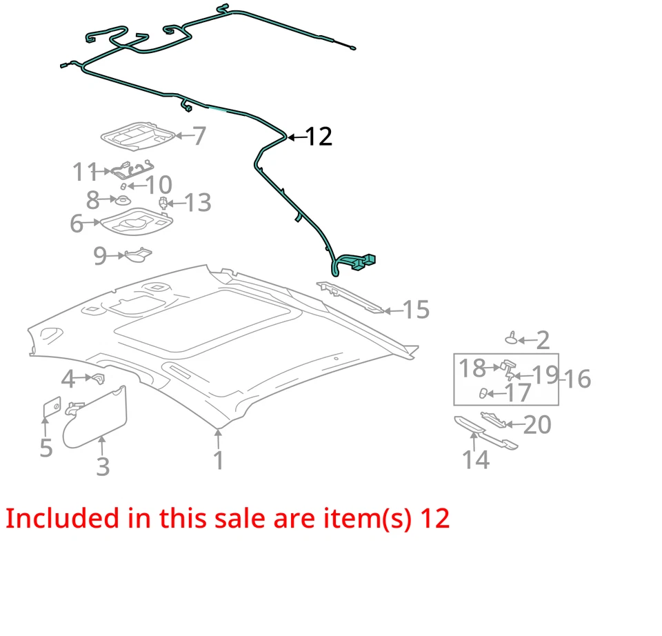 SE ADAPTA A ARNÉS PONTIAC GRAND PRIX 2004-2008 ASM QTR CTSY y RDG 10340112 - NUEVO OEM Foto 2 de 3