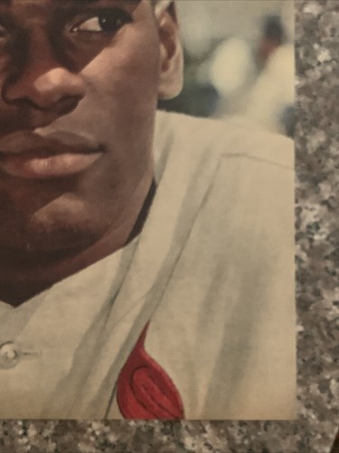1965 Bob Gibson St Louis Cardinals P Magazine Page Photo Print 8x11” Baseball - Picture 5 of 5