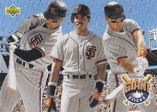 #476 Will Clark / Barry Bonds / Matt Williams - San Francisco Giants - 1993 Uppe