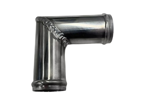 1-1/4" 32mm OD Aluminum Universal 90-Degree Coolant Radiator Hose Pipe Connector - Picture 4 of 5