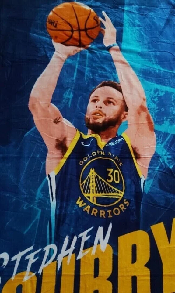 Toalla de playa Steph Curry Golden State Warriors 28 X 58 pulgadas Foto 4 de 4