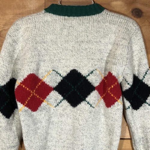 Vintage Ralph Lauren 100% Wool Sweater Youth Hong Kong Boys Sweater Size Large - Picture 9 of 10