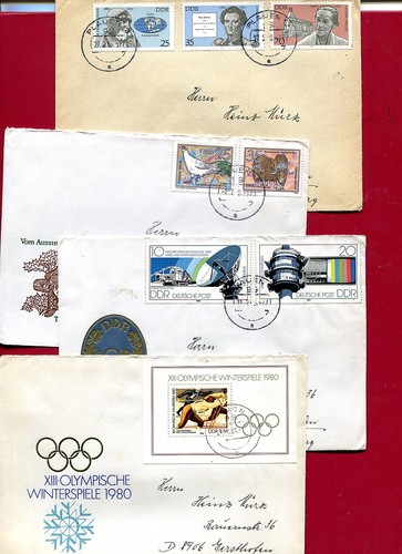 22  Belege DDR aus  1980  ( 26047 ) - Bild 1 von 5