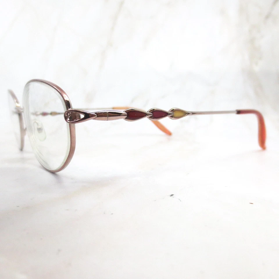 Женская оправа для очков Hush Puppies H162 розовое золото полный ободок овальная 51-16-135 - Изображение 2 из 4